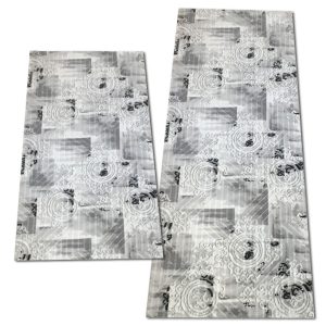 Set 2 covoare antiderapante Akustic Gri – 60 x 120 / 60 x 240 cm