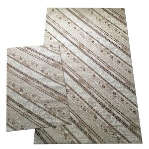 Set 2 covoare antiderapante 4139 – 80 x 150 / 200 x300 cm