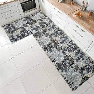 Set 2 covoare antiderapante  6367(117) – 80 x 150 / 80 x 300 cm